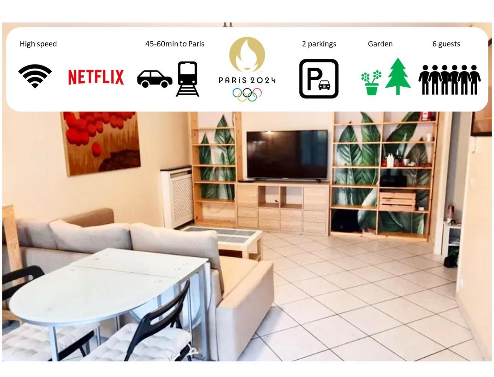Appartement Calme Avec Jardin Proche De Paris Evry-Gregy-sur-Yerre Exterior photo